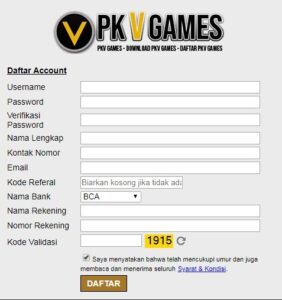 daftar pkv games